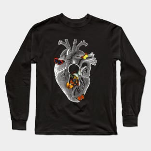 Heart Spring Butterfly by Tobe Fonseca Long Sleeve T-Shirt